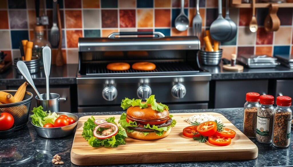 Miles Morales Burger Cooking Equipment