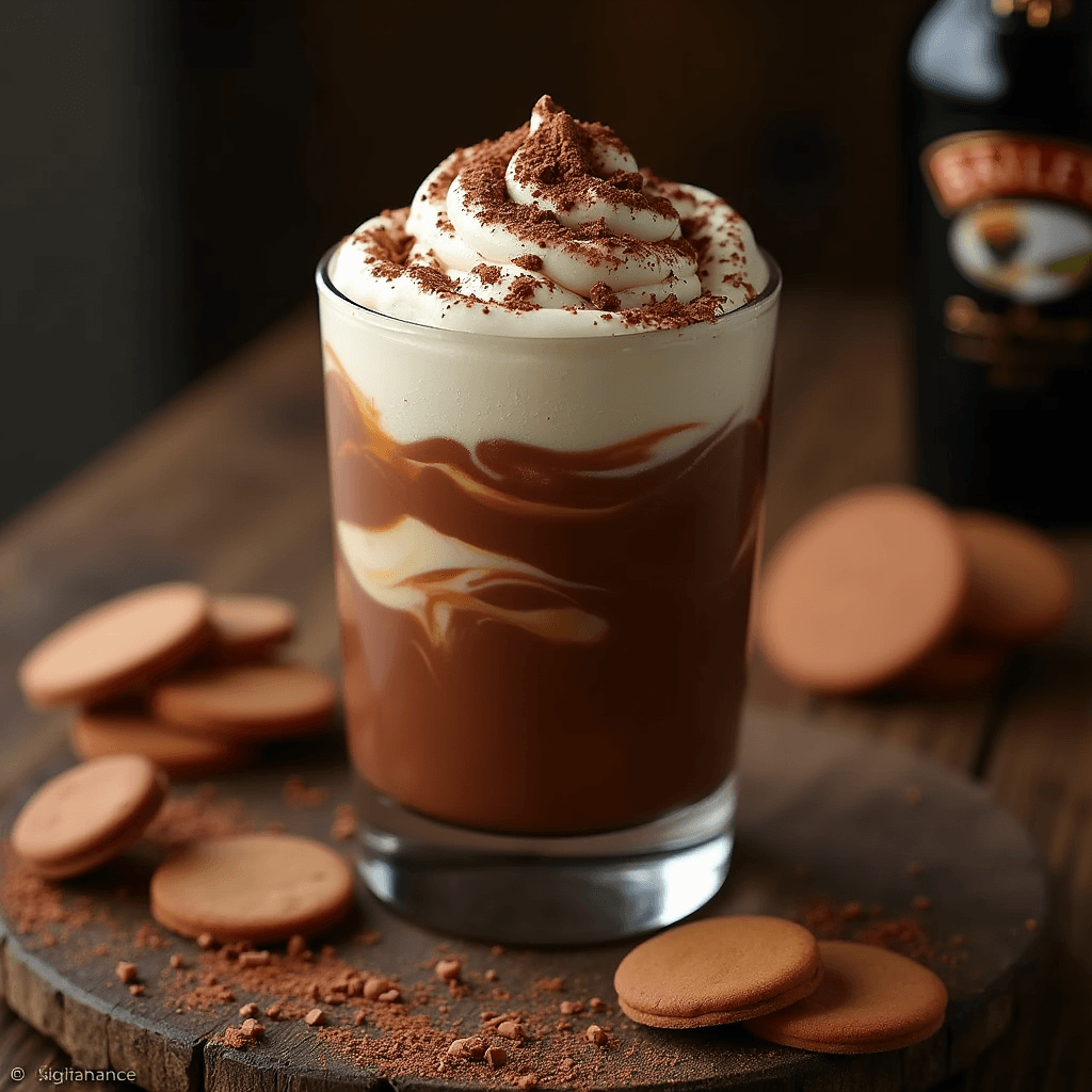 Baileys Irish Cream Chocolate Wafer Drink Recipe