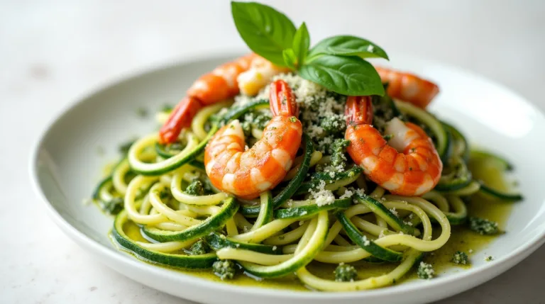 pesto langostino zcchini recipes​