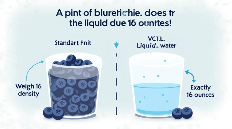 Why Doesn't a Pint of Blueberries Weigh 16 Ounces?